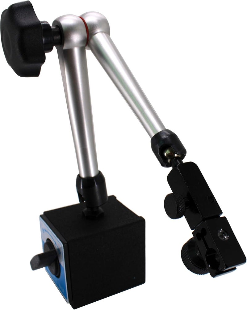 TEXALAN (R Indicator Holder Adjustable with Magnetic Base Clamping Hole 8mm Max Pull 132lbs/60kg - Image 2